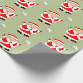 Meisjes Volleybal Kerst Cadeaupapier (Hoek)
