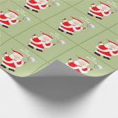 Meisjes Volleybal Kerstcadeau Cadeaupapier (Hoek)