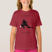 Meisjes Volleybal T-shirt (Voorkant)