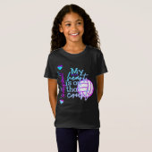 Meisjes Volleyball Mijn hart staat op dat gerechts T-shirt (Voorkant volledig)
