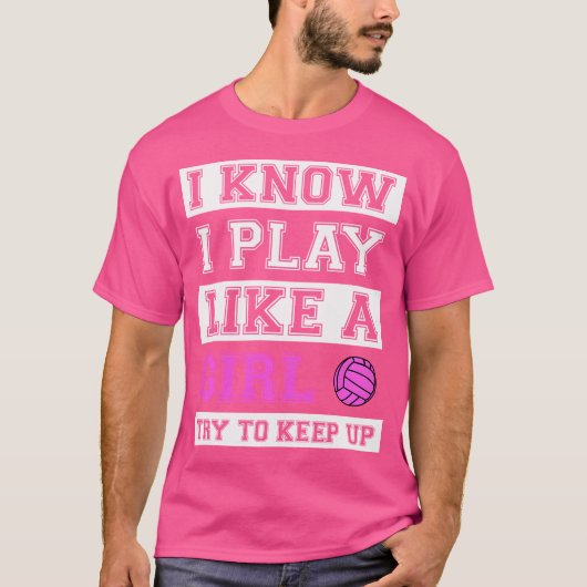 Meisjes Volleyball T-shirt (Voorkant)