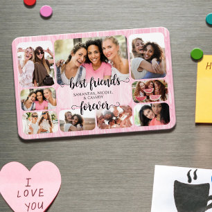 Meisjes Vriendschap Beste BFF's Foto Collage Magneet