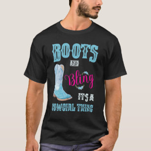 Meisjes & Vrouwen Laarzen & Bling Het Is Een Cowgi T-shirt