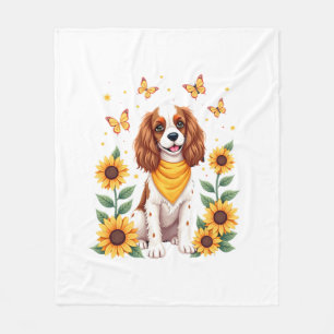 Meisjes Vrouwen Moeder Cavalier King Charles Spani Fleece Deken
