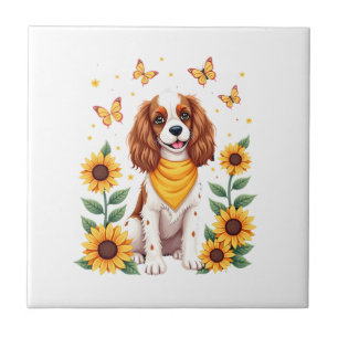 Meisjes Vrouwen Moeder Cavalier King Charles Spani Tegeltje