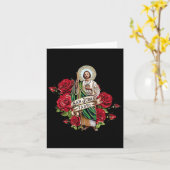 Meisjes Vrouwen Rode Rozen San Judas Tadeo Met Vla Kaart (Gele Bloem)