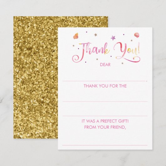 Meisjes vullen de blanco Waterverf in Notitiekaartje (Voorkant / Achterkant)