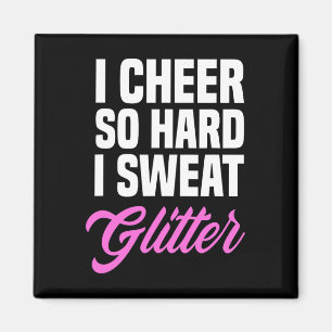 Meisjes waar ik zo hard voor cheer dat ik glitter  magneet