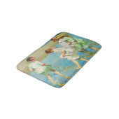 Meisjes Wandelen in Water aan de Kust Badmat (Gekanteld)