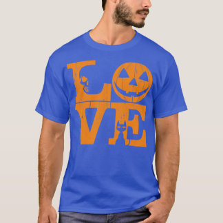 Meisjes Ware Liefde Halloween Nacht Creepy Leuk Fu T-shirt