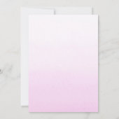 Meisjes Waterverf Ballon Verjaardagsfeest Uitnodig Kaart (Achterkant)