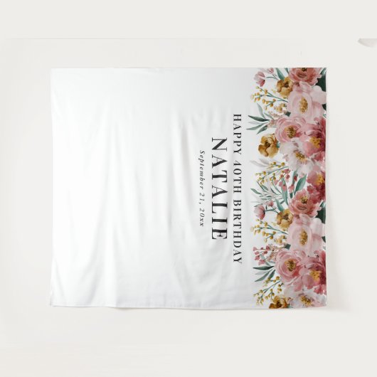 Meisjes waterverf met een grillige, bewerkbare lee wandkleed (Voorkant (horizontaal))