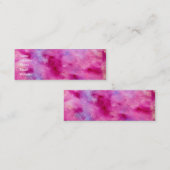 Meisjes Waterverf Visitekaartje (Voorkant / Achterkant)