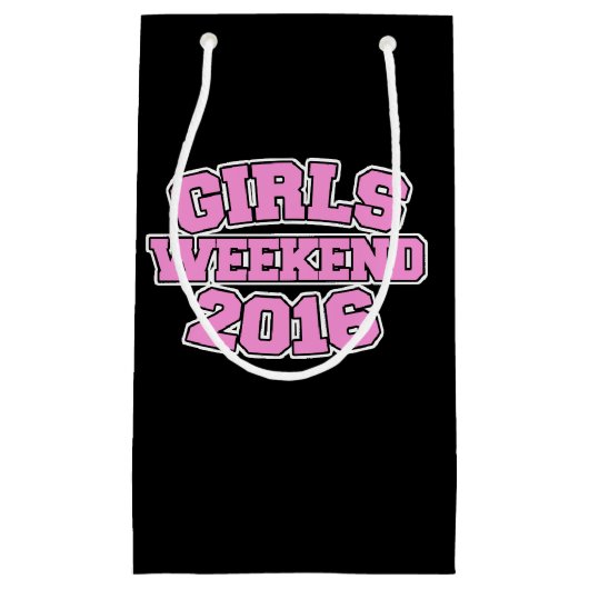 Meisjes weekend 2016 klein cadeauzakje (Voorkant)