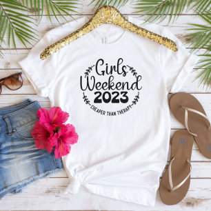 Meisjes Weekend 2023 Tekst T-Shirt