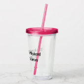 Meisjes Weekend  Acryl Drinkbeker (Achterkant)