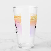 Meisjes Weekend Cafe Lichten met Jaar en Naam Glas (Links)