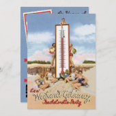 Meisjes Weekend Getaway Bachelorette Uitnodigingen (Voorkant / Achterkant)