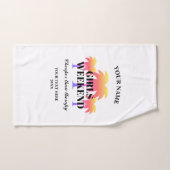 Meisjes weekend goedkoper dan therapie grappig cad handdoek (Handdoek)