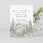 Meisjes Weekend in de Bossen Bachelorette Kaart (Staand voorkant)