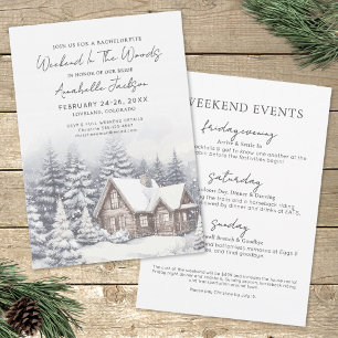 Meisjes weekend in de Bossen vrijgezellenfeest Kaart