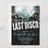 Meisjes Weekend Laatste Disco Afscheid Van De Vrij Kaart (Voorkant)