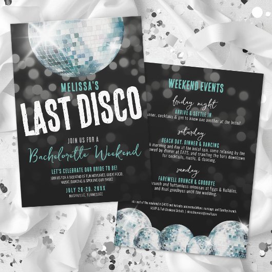 Meisjes Weekend Laatste Disco Afscheid Van De Vrij Kaart