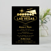 Meisjes Weekend Las Vegas Bachelorette Party Folie Uitnodiging (Staand Voorkant)