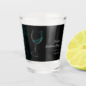 Meisjes weekend mocktail bachelorette party blauw shot glas
