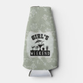 Meisjes Weekend Party Time aanpassen aan elke kleu Flesjeskoeler (Voorkant)