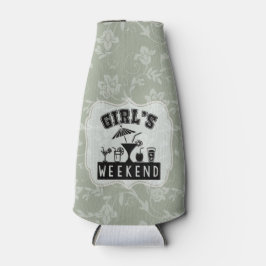 Meisjes Weekend Party Time aanpassen aan elke kleu Flesjeskoeler
