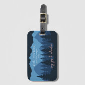 Meisjes Weekend Persoonlijk Bagagelabel (Voorkant (verticaal))