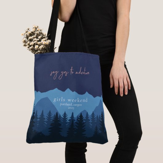 Meisjes Weekend Persoonlijk Tote Bag (Dichtbij)