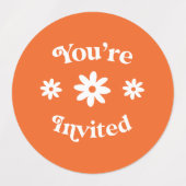 Meisjes Weekend Retro Bachelorette feest Labels (Design 1)