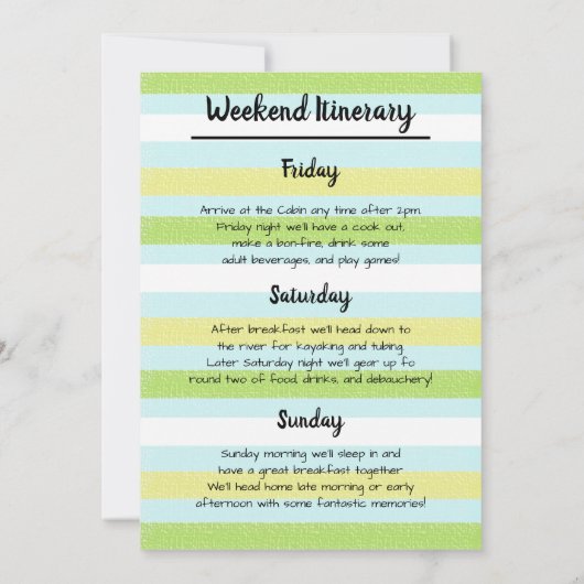 Meisjes weekend Tropisch uitje Pool Party Kaart (Achterkant)