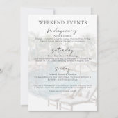 Meisjes Weekend Tropische Pool Bachelorette Party Kaart (Achterkant)