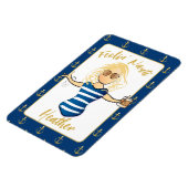 Meisjes Weekend voor Haar Grappige Nautische Vakan Magneet (Linkerzijde)