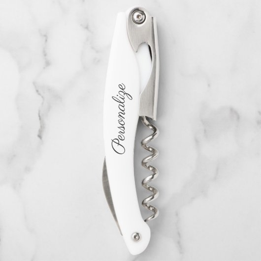 Meisjes weekendfeestkurk schroefwijn flesopener kurkentrekker (Achterkant)