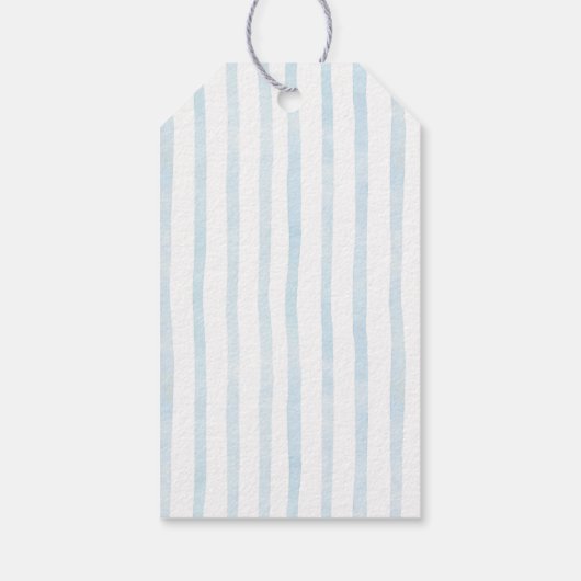 Meisjes Whimsical Blue Lemon Amalfi Verjaardagsgun Cadeaulabel (Achterkant)