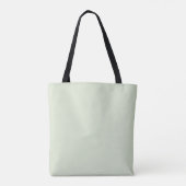 Meisjes Whimsical Flowers Waterverf Rabbit en Name Tote Bag (Achterkant)