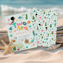 Meisjes Whimsical Zeemeermin Twee Naar De Zee 2e V