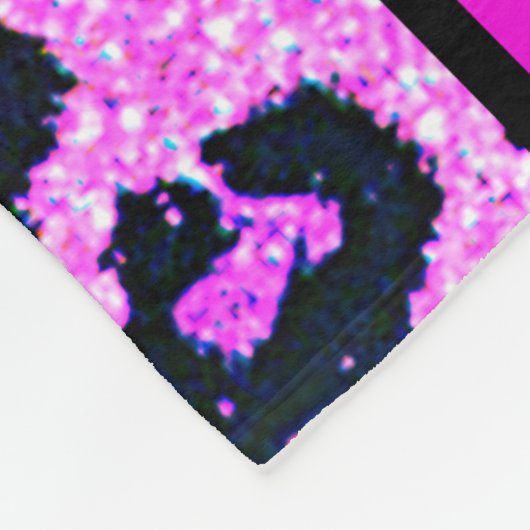 Meisjes "Wild Over Cheer" Roze luipaard Fleece Deken (Hoek)