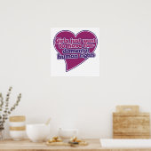 Meisjes willen alleen fundamentele mensenrechten poster (Keuken)