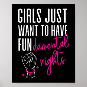 Meisjes willen alleen maar een feminist van de gro poster