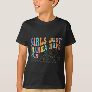 Meisjes willen alleen maar een fundamentele mensen t-shirt