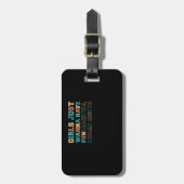 Meisjes Willen Alleen Maar Fundamentele Rechten He Bagagelabel (Voorkant verticaal)