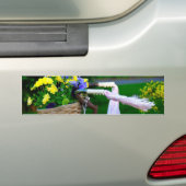 Meisjes willen alleen maar plezier hebben, roze me bumpersticker (Op auto)