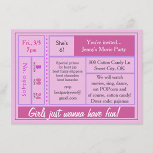 Meisjes willen een film hebben kaart