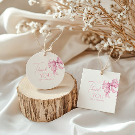 Meisjes willen één verjaardag zijn bedankjes labels