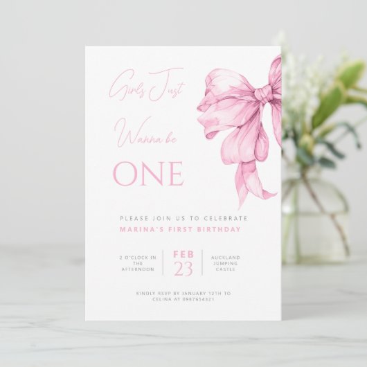 Meisjes willen één verjaardag zijn kaart (Staand voorkant)